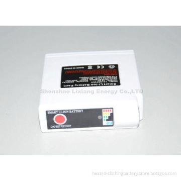 Rechargeable Thermal Heated Clothing Battery 14.8v 2600mah With Led Display